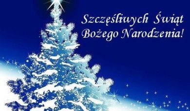 Wesołych Świąt Bożego Narodzenia!