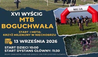 XVI WYŚCIG MTB BOGUCHWAŁA 2026 – ZAPISY